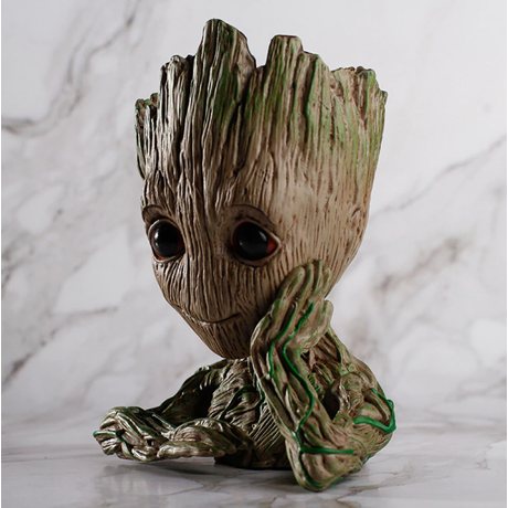 Baby Groot - A galaxis őrzői fa hatású virágtartó tolltartó ceruza tartó asztali tároló (v2)